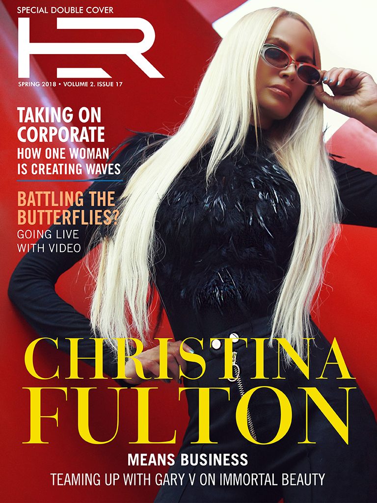 Christina Fulton double cover HER Magazine Nicholas Cage ex wife